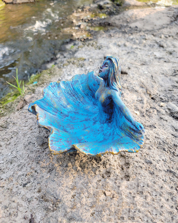 Goddess of Bowl Sculpture Plastic Altar