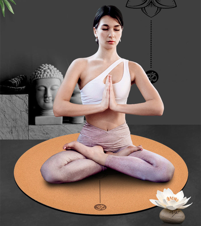 Cork & Natural Rubber Meditation Mat