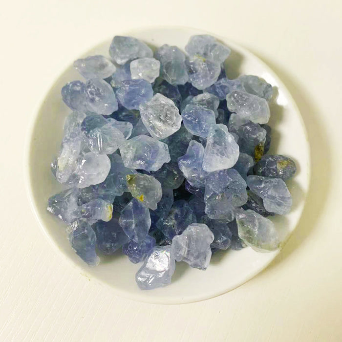 Natural Azure Rough Stone Mineral Specimen Home Decoration